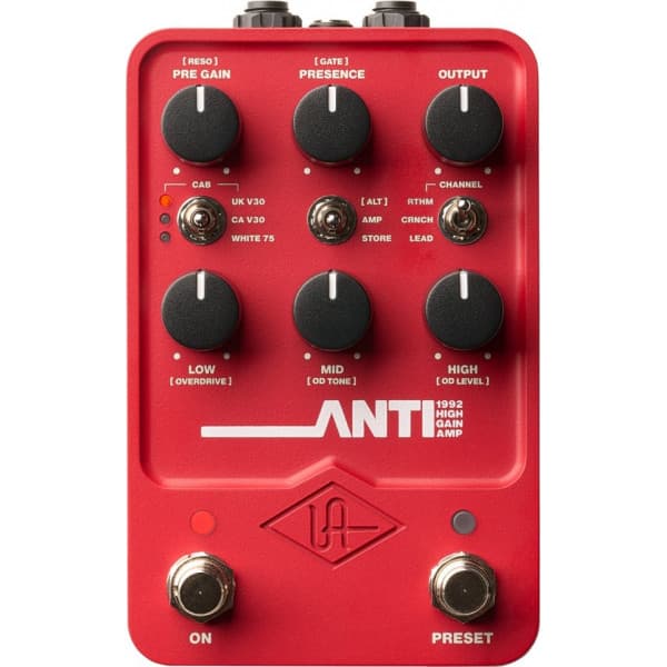 Universal Audio UAFX ANTI 1992 High Gain Amp -pedaali