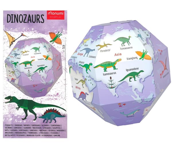 Kartongglob 35 cm "Dinosaurier" Monumi