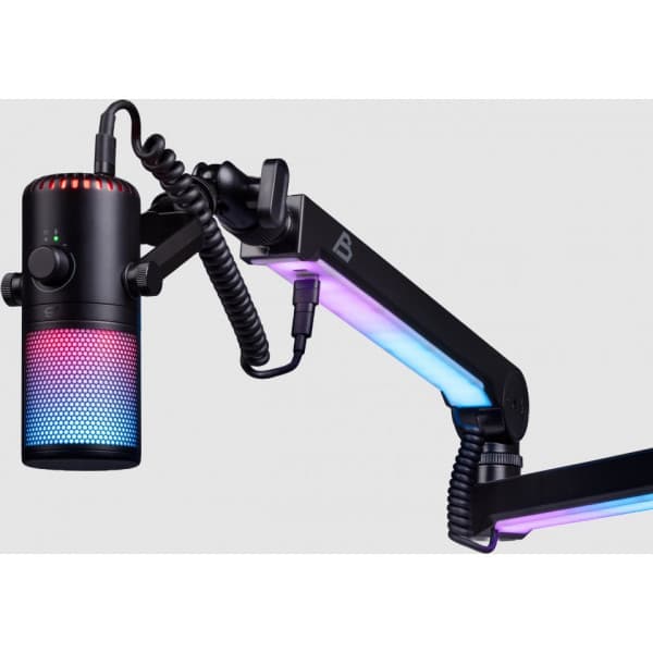 Blackstorm Mercury RGB pöytäasennettava mikrofoniteline USB-kaapelilla