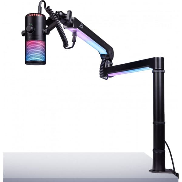 Blackstorm Mercury RGB pöytäasennettava mikrofoniteline USB-kaapelilla