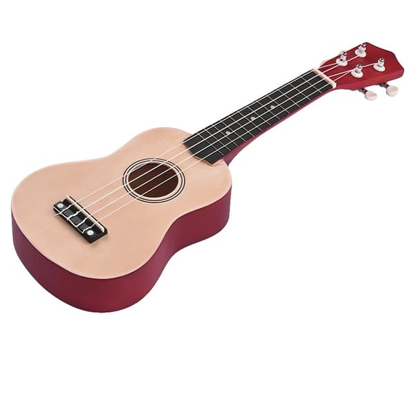 Ukulele, 21 tum, kropp av basswood