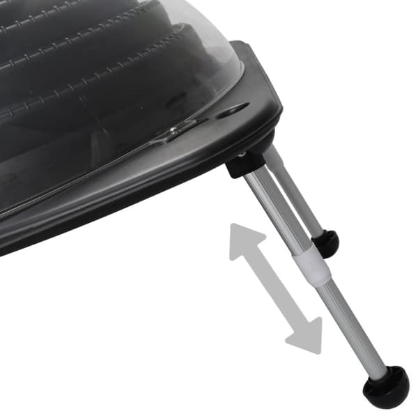 vidaXL Uima-altaan aurinkovoimalämmitin 2 kpl 75x75x36 cm HDPE alum.