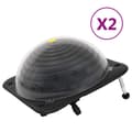 Pikkukuva 1 / 8: vidaXL Uima-altaan aurinkovoimalämmitin 2 kpl 75x75x36 cm HDPE alum.