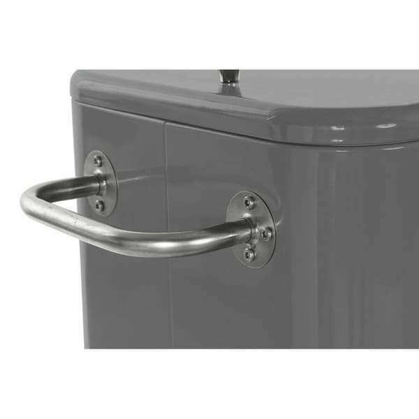 Jääkaappi DKD Home Decor Renkailla Harmaa Tumman harmaa Teräs polypropeeni 56 L 74 x 43 x 80 cm (74 x 43 x 80 cm)