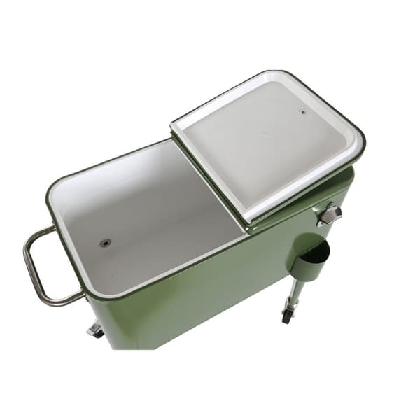 Kannettava Jääkaappi DKD Home Decor 74 x 43 x 80 cm Teräs Vihreä polypropeeni 56 L