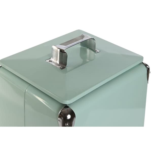 Bärbar kyl Home ESPRIT Grön PVC Metall Stål polypropen 17 L 32 x 24 x 43 cm