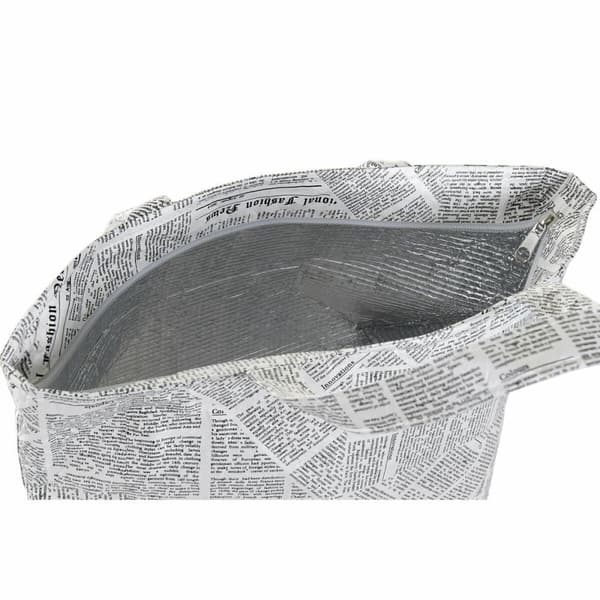 Kylväska DKD Home Decor Vit Svart 23 x 14,5 x 20 cm Termisk