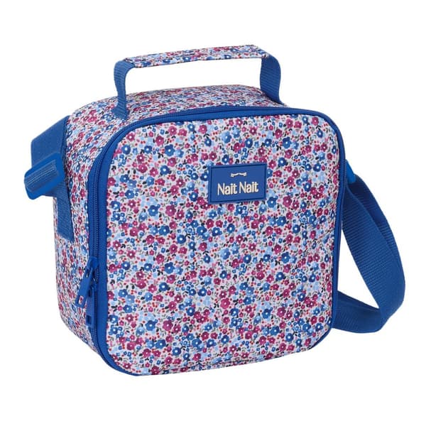 Termomadkasse Nait Nait Flores coimbra azul Blå 20 x 20 x 15 cm