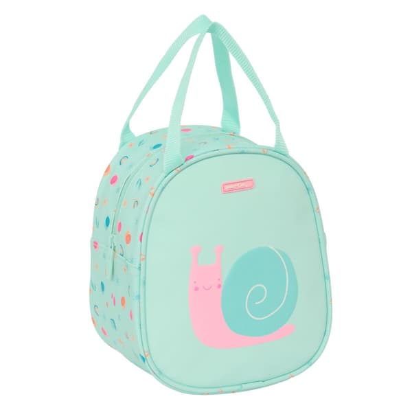 Termisk Lunsjboks Safta Snegl Turkis 19 x 22 x 14 cm