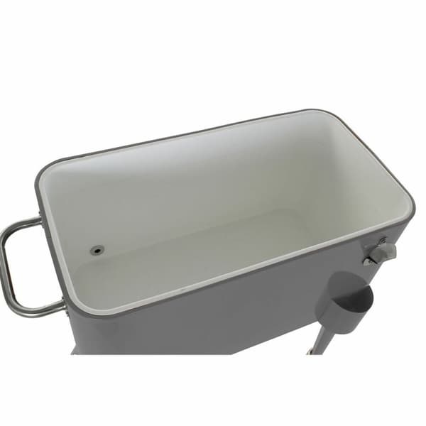 Jääkaappi DKD Home Decor Renkailla Harmaa Tumman harmaa Teräs polypropeeni 56 L 74 x 43 x 80 cm (74 x 43 x 80 cm)