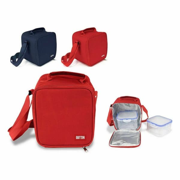 Kjølebag Quttin Matboks Kvadrat 17 x 17 x 16,56 cm (8 enheter)