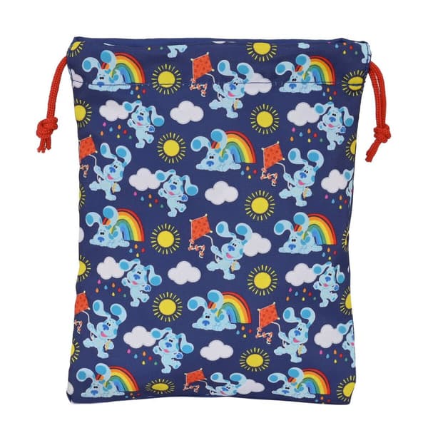 Mellanmålsväska Blue's Clues Marinblå PVC 20 x 25 cm Säck