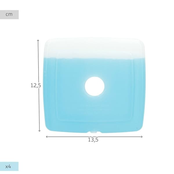 Isklamp Aktive Blå 13,5 x 12,5 x 1,5 cm (12 antal)