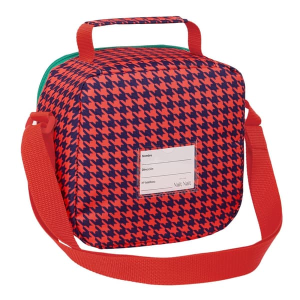 Termomadkasse Nait Nait Pata de gallo coral Koral 20 x 20 x 15 cm