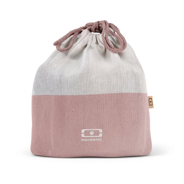 MB-taske MonBento Pochette L, Natural Flamingo