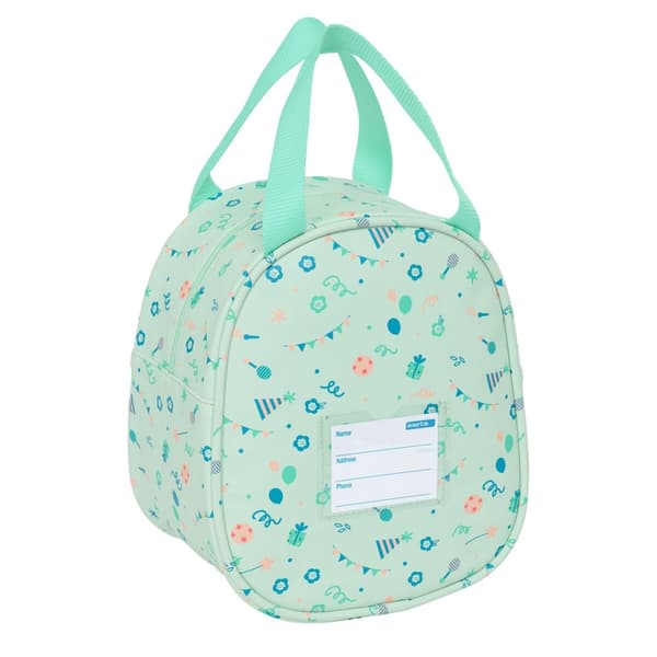 Termisk Lunsjboks Safta Fiesta Grønn 19 x 22 x 14 cm