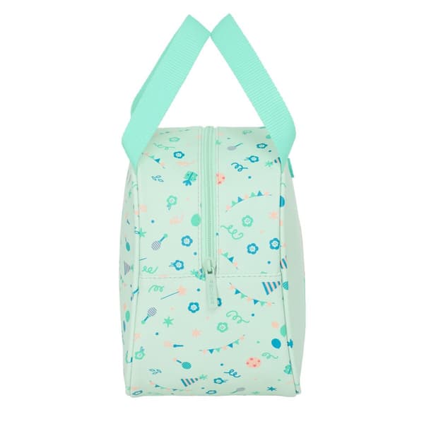 Termisk Lunsjboks Safta Fiesta Grønn 19 x 22 x 14 cm