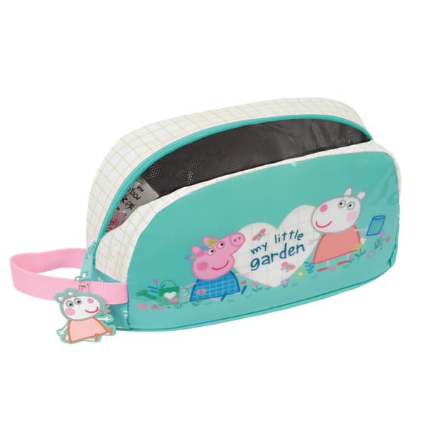 Termomadkasse Peppa Pig Pretty flowers Gul Mint 21,5 x 12 x 6,5 cm