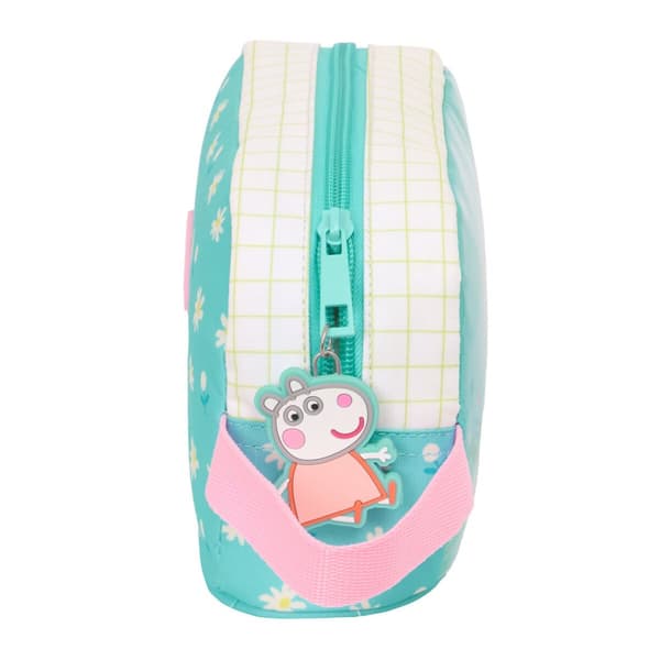 Termomadkasse Peppa Pig Pretty flowers Gul Mint 21,5 x 12 x 6,5 cm