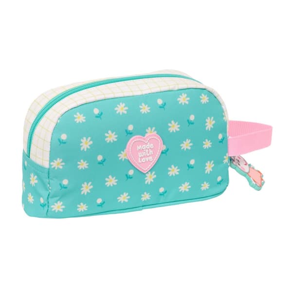 Termomadkasse Peppa Pig Pretty flowers Gul Mint 21,5 x 12 x 6,5 cm
