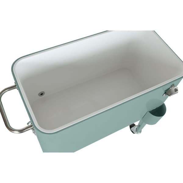 Bærbart Kjøleskap Home ESPRIT Grønn Stål polypropylen 56 L 74 x 43 x 80 cm