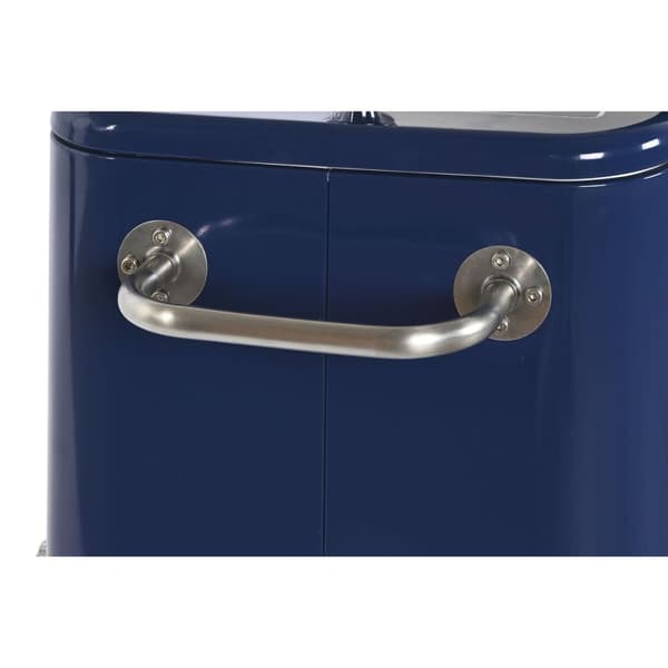 Kannettava Jääkaappi Home ESPRIT Laivastonsininen Teräs polypropeeni 56 L 74 x 43 x 80 cm