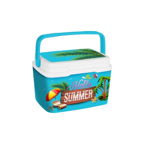 Transportabelt Køleskab Aquapro Hello Summer Multifarvet 5 L 28 x 22 x 19 cm (6 enheder)