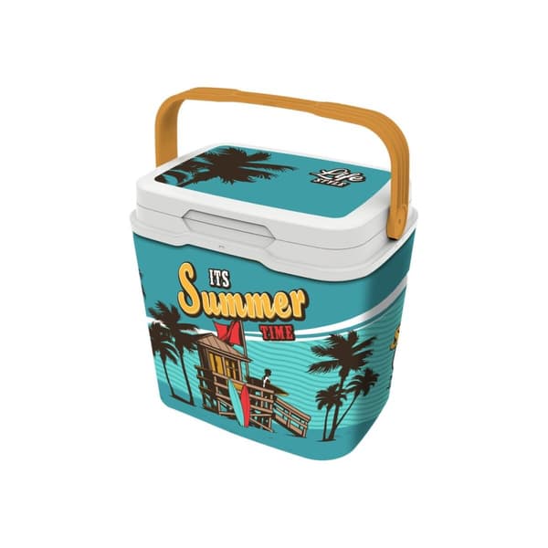 Bærbart Kjøleskap Aquapro Summer Time Flerfarget 15 L (4 enheter)