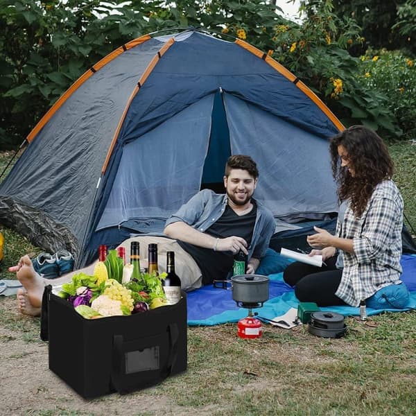 40L blød køletaske, foldbar termotaske til picnic og madlevering