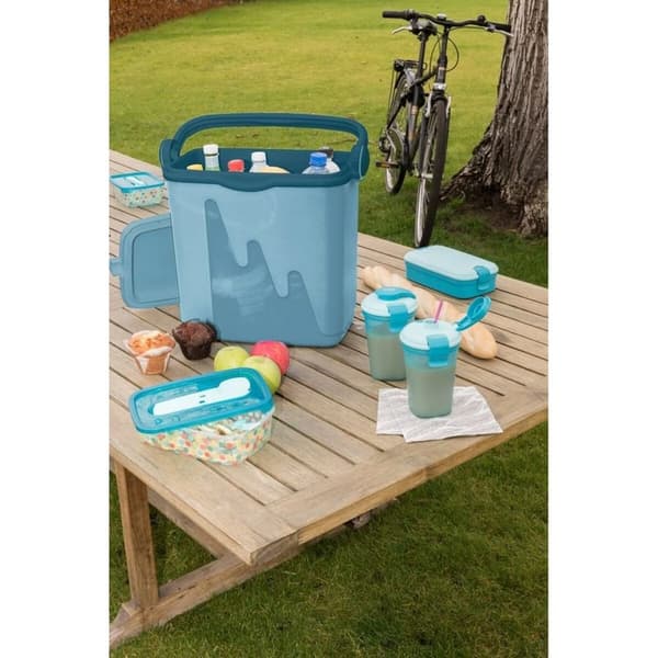 Transportabelt Køleskab Curver 262270 Blå 32 L Plastik (Plastik) (1 Dele)