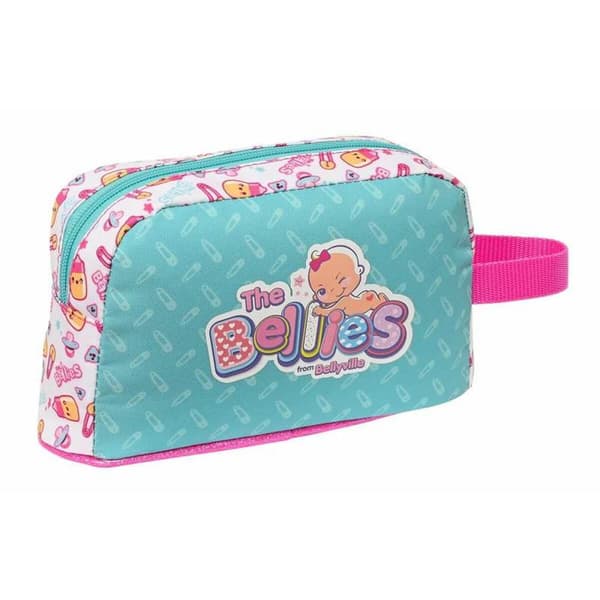 Termisk Frokostholder The Bellies Hvit Lilla Turkis 21,5 x 12 x 6,5 cm