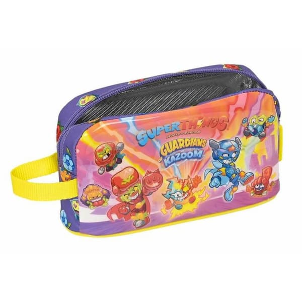 Termisk Morgenmad Holder SuperThings Guardians of Kazoom Gul Lilla 21,5 x 12 x 6,5 cm