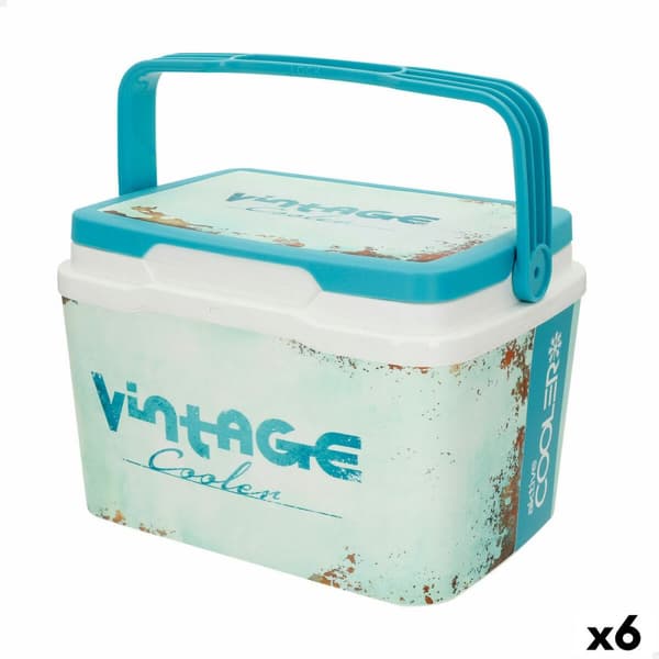 Kannettava Kova Kylmälaukku Aktive 5 L 28 x 19 x 21 cm Sininen (6 osaa)