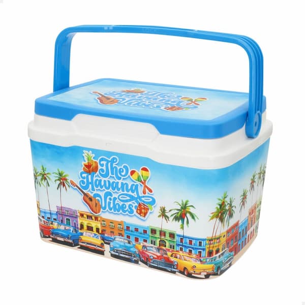 Kannettava Kova Kylmälaukku Aktive 5 L 28 x 19 x 21 cm Sininen (6 osaa)