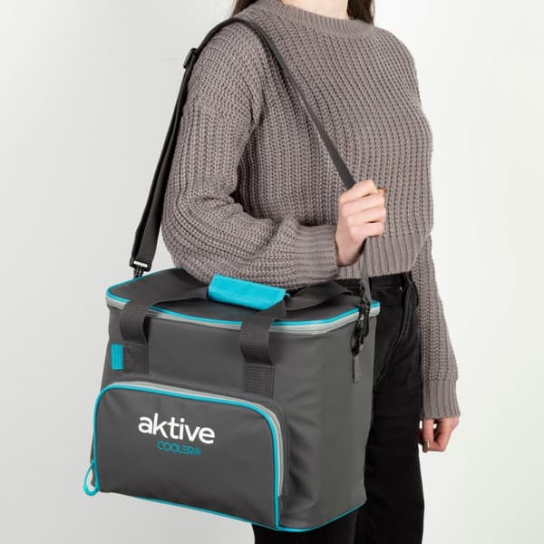 Bärbar kyl Aktive 20 L 32 x 28 x 23 cm Svart (4 antal)