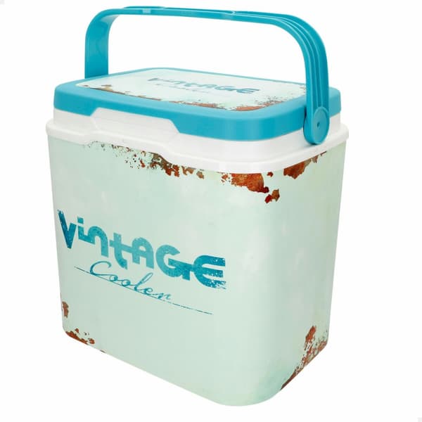 Bærbar køleboks Aktive 24 L 37 x 35 x 27 cm Blå (2 enheder)