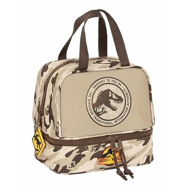 Termisk Lunsjboks Jurassic World Dominion Brun 20 x 20 x 15 cm