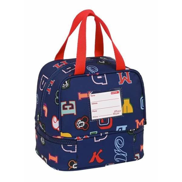 Termisk Lunsjboks Mickey Mouse Only one Marineblå 20 x 20 x 15 cm