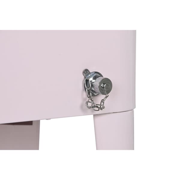 Bärbar kyl Home ESPRIT Rosa Stål polypropen 74 x 43 x 80 cm
