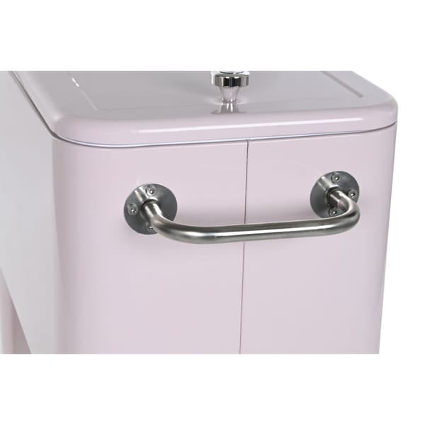 Transportabelt Køleskab Home ESPRIT Pink Stål polypropylen 74 x 43 x 80 cm