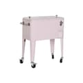 Miniatyrbillede 1 af 9: Transportabelt Køleskab Home ESPRIT Pink Stål polypropylen 74 x 43 x 80 cm