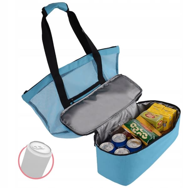 MULTIFUNKTIONSSTRANDBÅGE för PICKNICK-Shopping + KYLNING I TERMISK KAMMARE