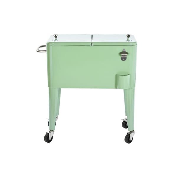 Bärbar kyl Home ESPRIT Grön Stål polypropen 56 L 74 x 43 x 80 cm