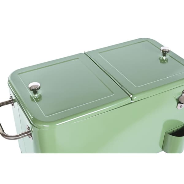 Bärbar kyl Home ESPRIT Grön Stål polypropen 56 L 74 x 43 x 80 cm