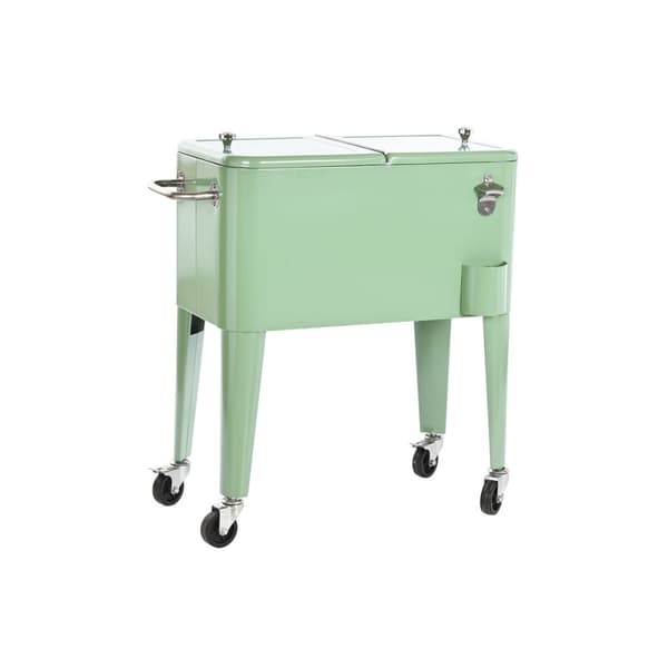 Bärbar kyl Home ESPRIT Grön Stål polypropen 56 L 74 x 43 x 80 cm