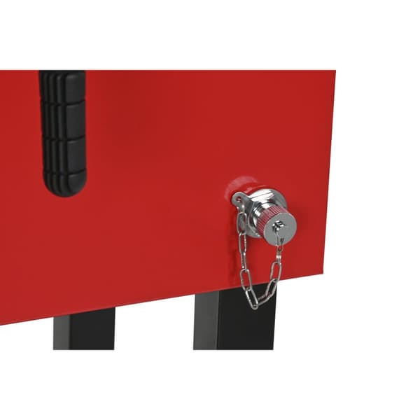 Bärbar kyl Home ESPRIT Svart Röd Metall 71 x 62 x 85 cm