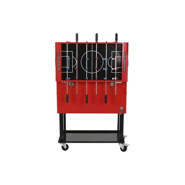 Bärbar kyl Home ESPRIT Svart Röd Metall 71 x 62 x 85 cm