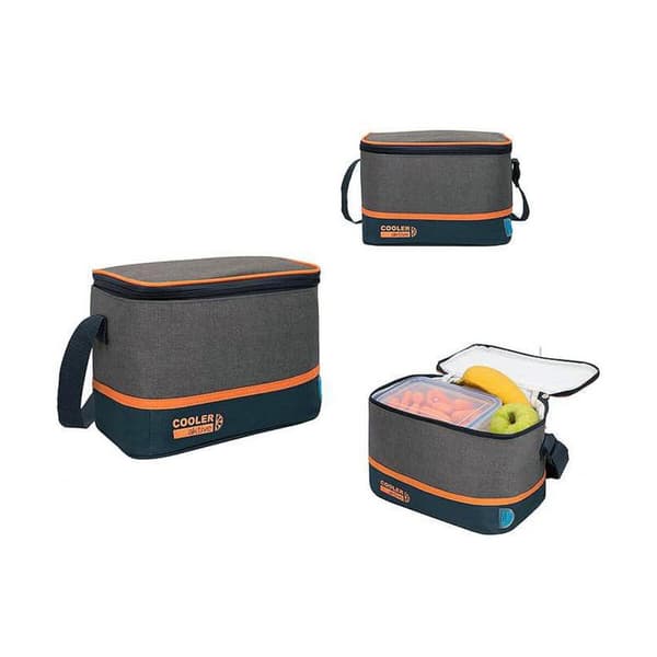 Kylväskan Aktive Igloo Brun 5 L 24 x 15 x 17 cm Metall Aluminium