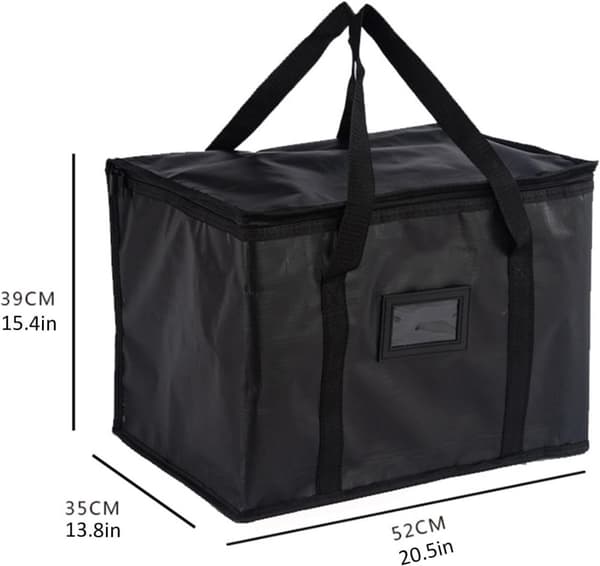 Mjuk kylväska, 50L stor kylväska, picknickväska, termisk matleveransväska, isolerad väska, kylväska för camping, grill, familj, utomhusresor