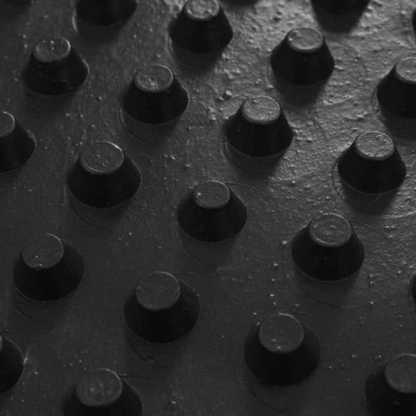 drænmåtte med fordybninger 2 stk. HDPE 400 g/m² 1 x 20 m